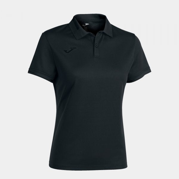 JOMA CHAMPIONSHIP VI SHORT SLEEVE POLO BLACK ANTHRACITE