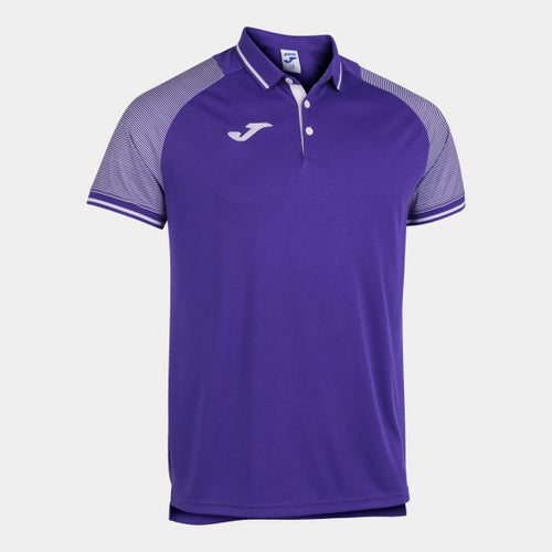 JOMA ESSENTIAL II POLO PURPLE-WHITE S/S