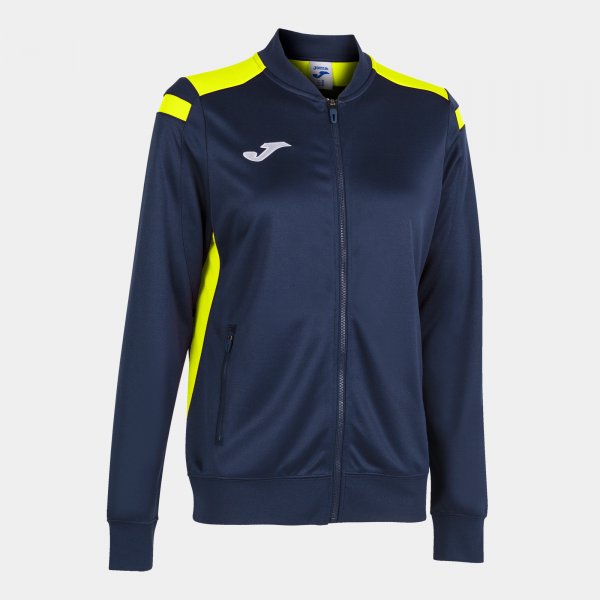 JOMA CHAMPIONSHIP VI FULL ZIP SWEATSHIRT NAVY FLUOR YELLOW