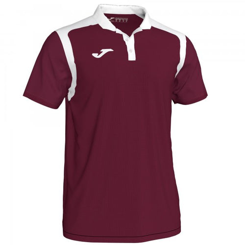 JOMA POLO CHAMPIONSHIP V BURGUNDY-WHITE S/S