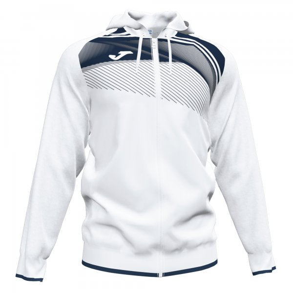 JOMA SUPERNOVA II HOODIE JACKET WHITE-DARK NAVY