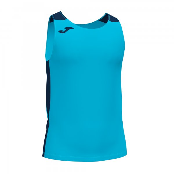 JOMA RECORD II TANK TOP FLUOR TURQUOISE-NAVY