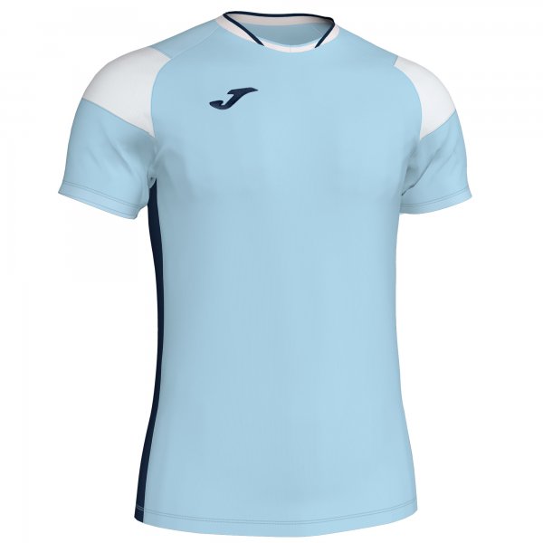 JOMA T-SHIRT CREW III SKY-WHITE-NAVY S/S