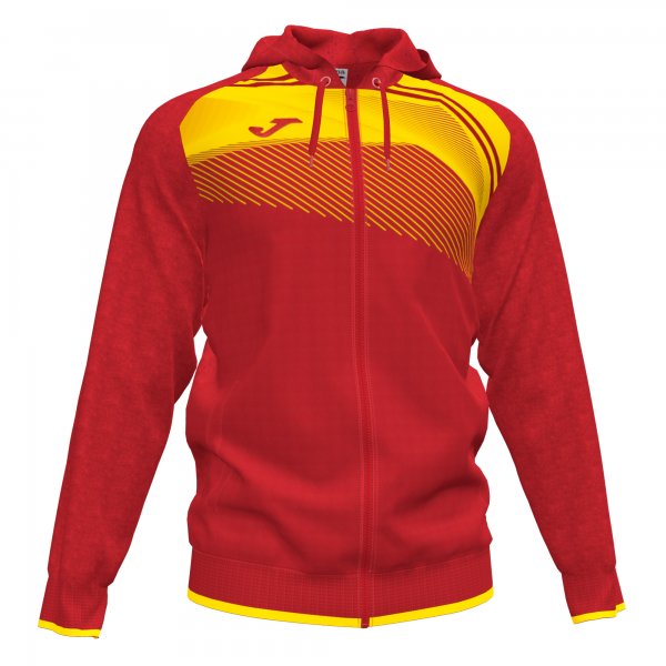 JOMA SUPERNOVA II HOODIE JACKET RED-YELLOW