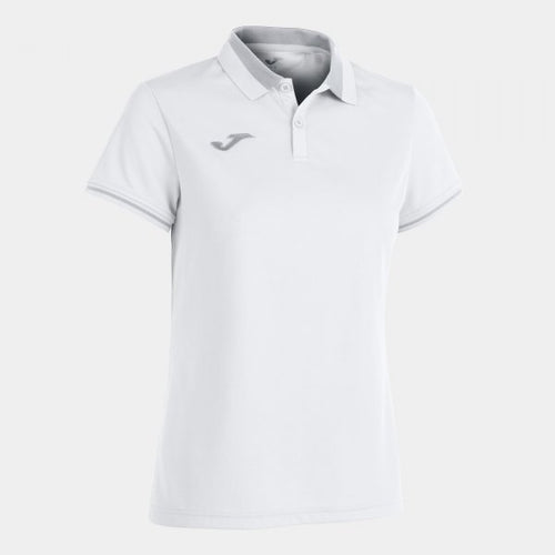 JOMA CHAMPIONSHIP VI SHORT SLEEVE POLO WHITE GRAY