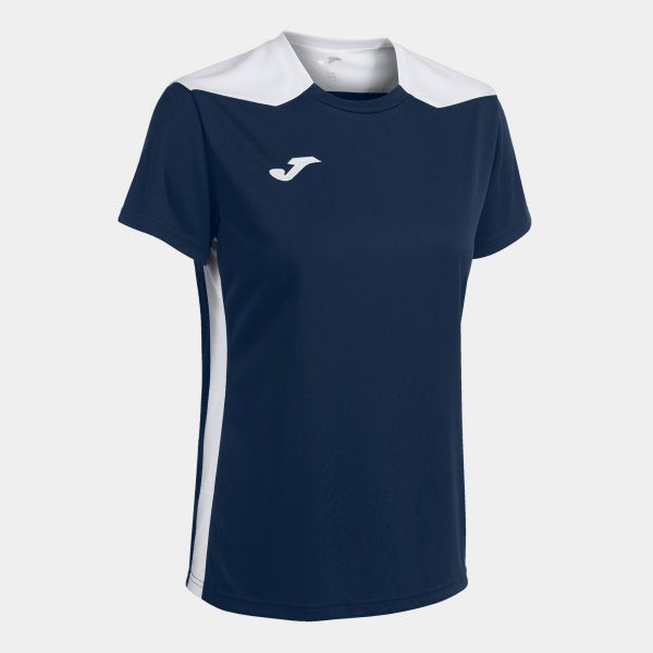 JOMA CHAMPIONSHIP VI SHORT SLEEVE T-SHIRT NAVY WHITE