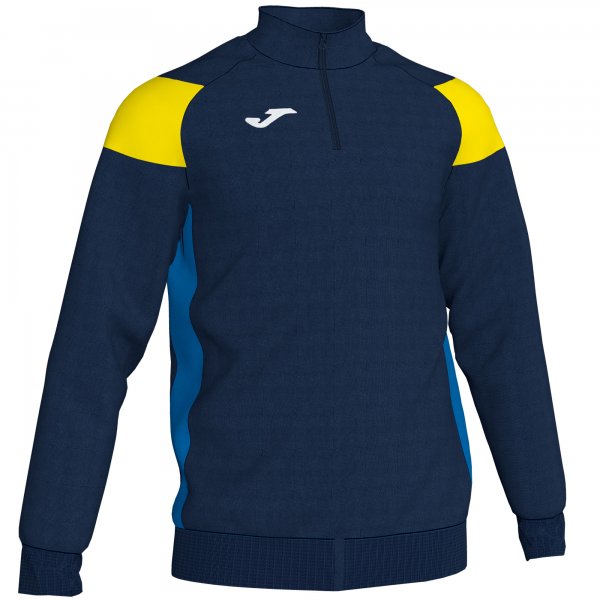 JOMA SWEATSHIRT CREW III DARK NAVY-YELLOW-ROYAL