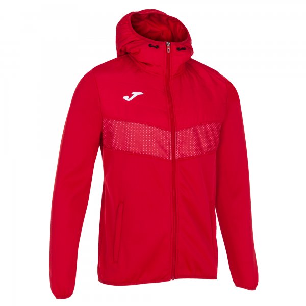 JOMA BERNA II HOODIE JACKET RED
