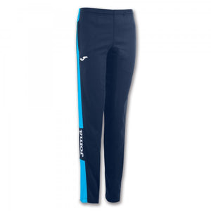 JOMA LONG PANT CHAMPIONSHIP IV DARK NAVY-FLU TURQ WOMAN