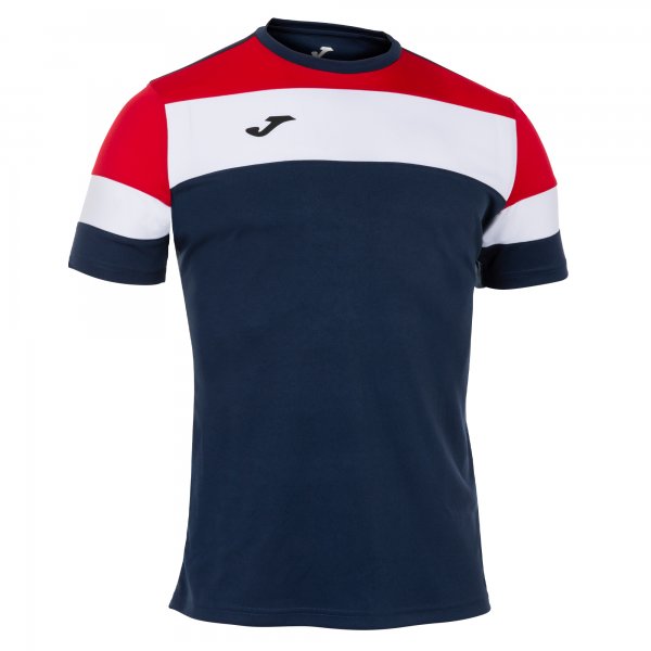 JOMA CREW IV T-SHIRT DARK NAVY-RED S/S
