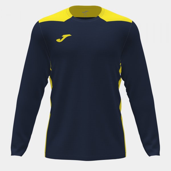 JOMA CAMISETA MANGA LARGA CHAMPIONSHIP VI MARINO AMARILLO FLUOR