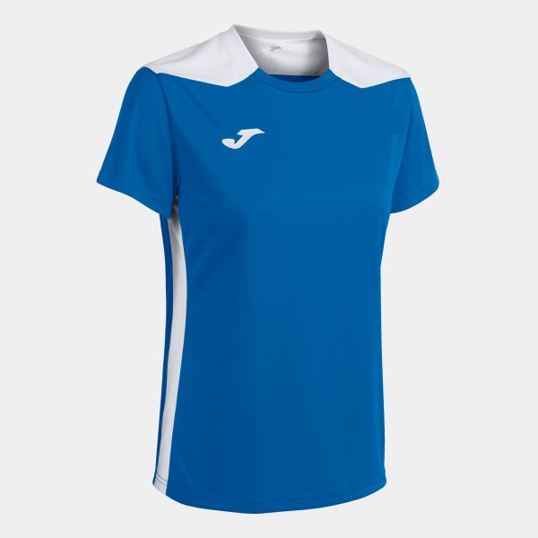 JOMA CHAMPIONSHIP VI SHORT SLEEVE T-SHIRT ROYAL WHITE
