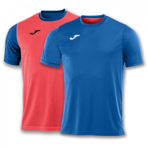 JOMA T-SHIRT COMBI REVERSIBLE ROYAL-ORANGE S/S