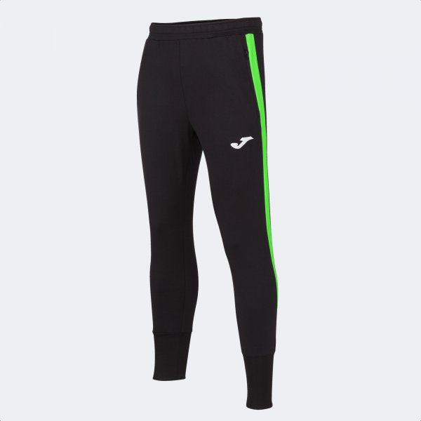 JOMA ADVANCE TRAINING LONG PANTS BLACK FLUOR GREEN
