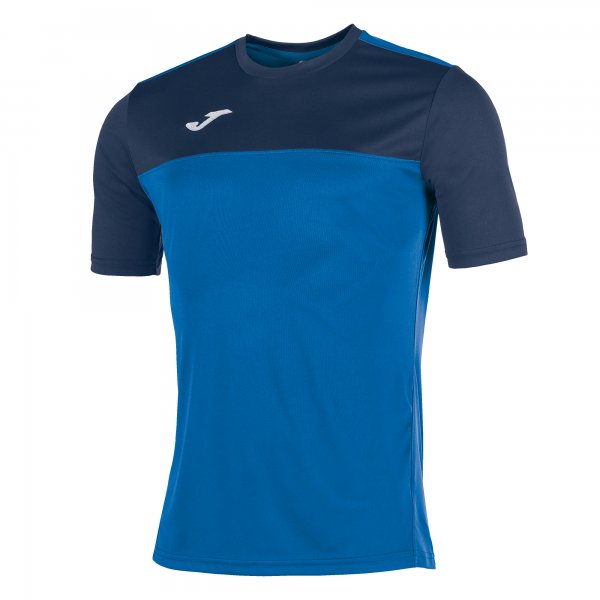 JOMA SHORT-SLEEVED T-SHIRT WITH A ROUND COLLAR AND CONTRASTING COLOUR YOKE AT THE FRONT. STANDS OUT DUE TO ITS DESIGN, WITH FORWARD SHOULDER SEAM AND EMBROIDERED LOGO.