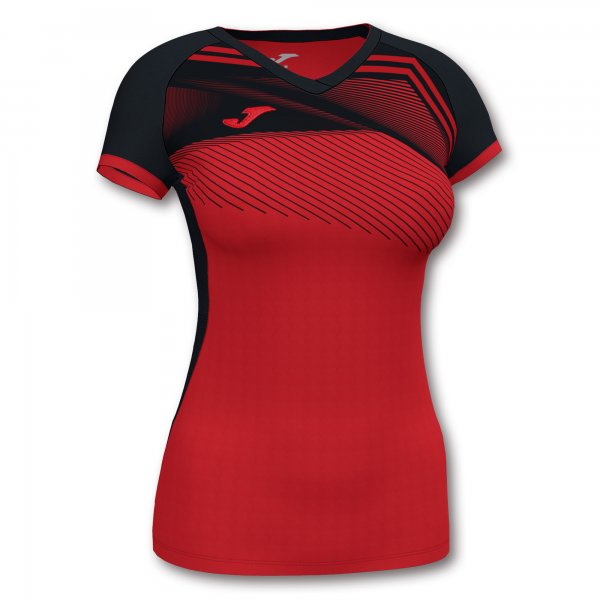 JOMA SUPERNOVA II T-SHIRT RED-BLACK S/S