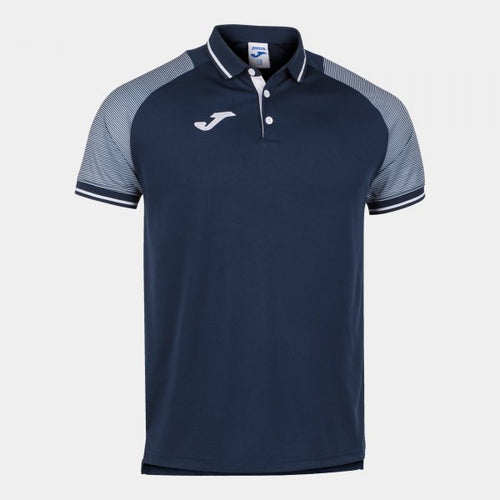 JOMA ESSENTIAL II POLO DARK NAVY-WHITE S/S