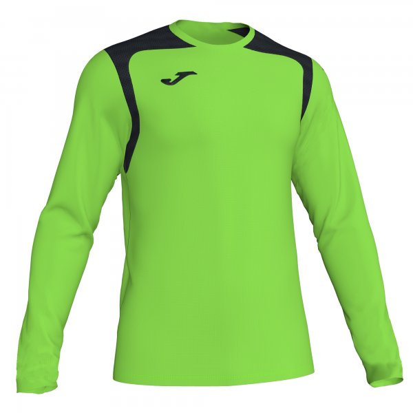 JOMA T-SHIRT CHAMPIONSHIP V GREEN FLUOR-BLACK L/S