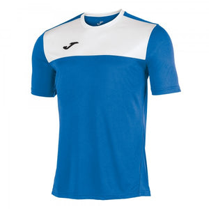 JOMA SHORT-SLEEVED T-SHIRT WITH A ROUND COLLAR AND CONTRASTING COLOUR YOKE AT THE FRONT. STANDS OUT DUE TO ITS DESIGN, WITH FORWARD SHOULDER SEAM AND EMBROIDERED LOGO.