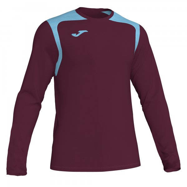 JOMA T-SHIRT CHAMPIONSHIP V BURGUNDY-SKY L/S