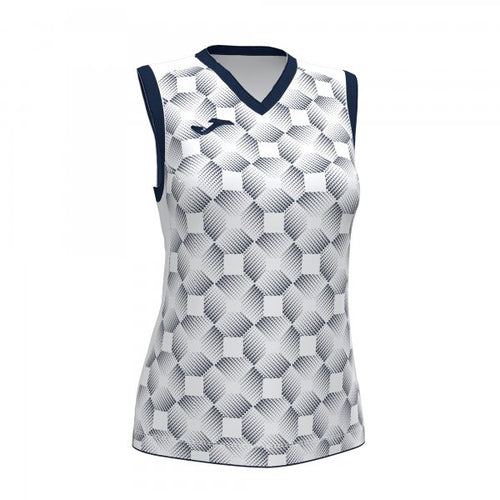 JOMA SUPERNOVA III SLEEVELESS SHIRT WHITE NAVY