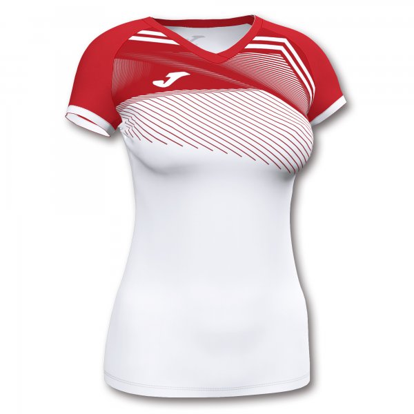 JOMA SUPERNOVA II T-SHIRT WHITE-RED S/S