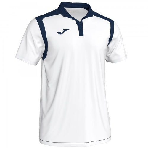 JOMA POLO CHAMPIONSHIP V WHITE- DARK NAVY S/S