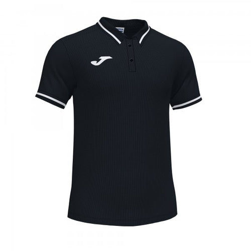 JOMA CONFORT II SHORT SLEEVE POLO BLACK