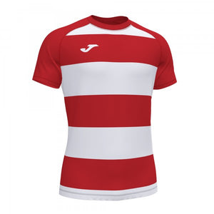 JOMA PRORUGBY II SHORT SLEEVE T-SHIRT RED WHITE