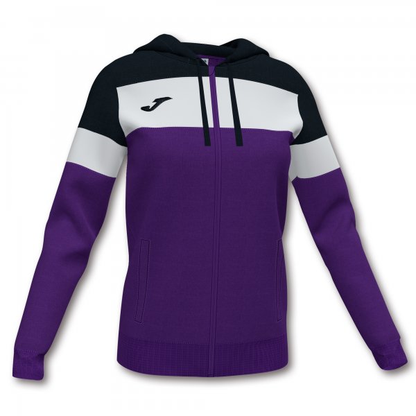 JOMA CREW IV HOODIE JACKET PURPLE-BLACK