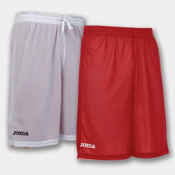 JOMA SHORT BASKET REVERSIBLE ROOKIE RED-WHITE