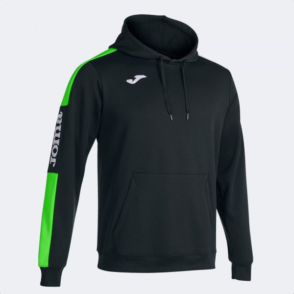 JOMA CHAMPIONSHIP IV HOODIE BLACK FLUOR GREEN