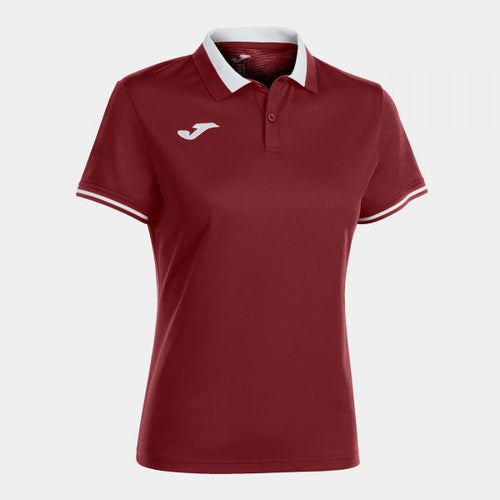 JOMA CHAMPIONSHIP VI SHORT SLEEVE POLO BURGUNDY WHITE