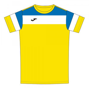 JOMA CREW IV T-SHIRT YELLOW-ROYAL S/S