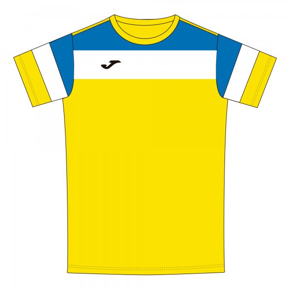 JOMA CREW IV T-SHIRT YELLOW-ROYAL S/S