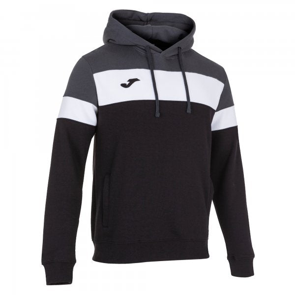 JOMA CREW IV HOODIE SWEATSHIRT BLACK-ANTHRACITE