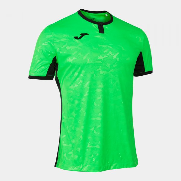 JOMA TOLETUM II T-SHIRT FLUOR GREEN-BLACK S/S