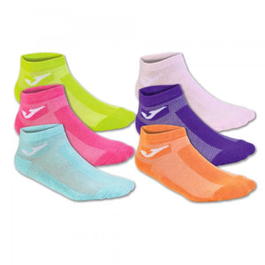 JOMA INVIS SOCKS MIX 2PINK-2GREEN-PURP-OR