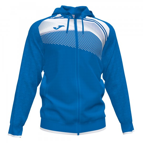 JOMA SUPERNOVA II HOODIE JACKET ROYAL-WHITE