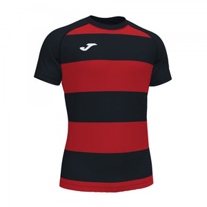 JOMA PRORUGBY II SHORT SLEEVE T-SHIRT BLACK RED