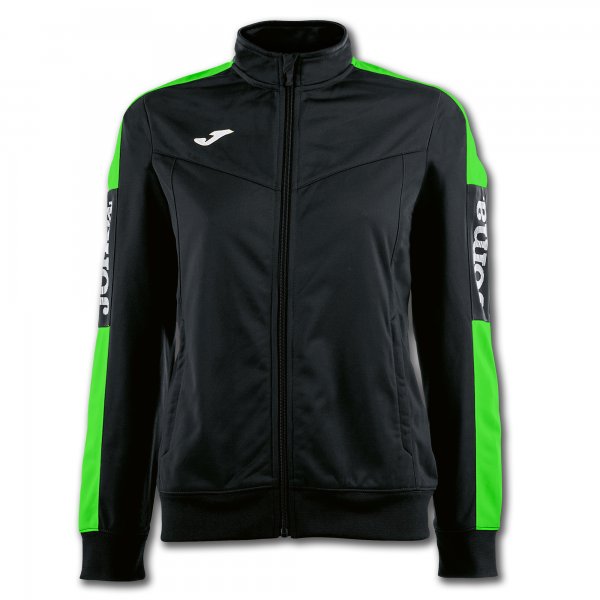 JOMA JACKET CHAMPIONSHIP IV BLACK-FLUOR GREEN WOMAN