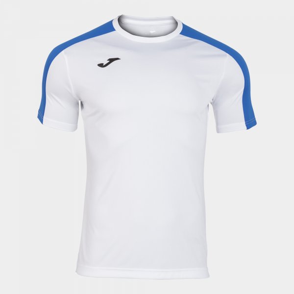 JOMA ACADEMY T-SHIRT WHITE-ROYAL S/S