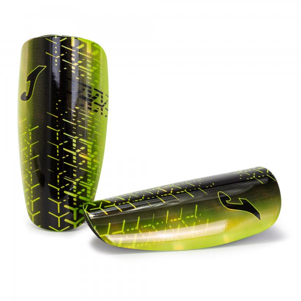 JOMA SPIDER SHIN GUARDS FLUOR GREEN-BLACK