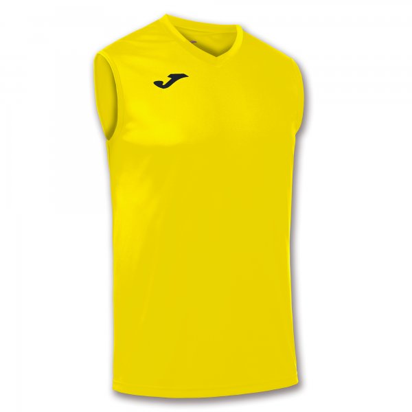 JOMA SLEEVELESS SHIRT WITH V-NECK WITH DRY MX, A TECHNOLOGY CAPABLE OF CONTROLLING THE SPORTSPERSON'S PERSPIRATION.