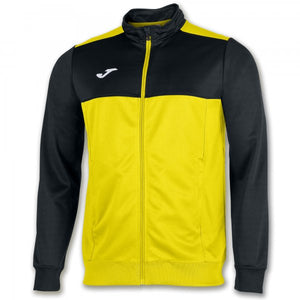 JOMA OPEN JACKET WITH ZIPPER THAT STANDS OUT DUE TO CONTRASTING YOKE AND FORWARD SHOULDER SEAM. INCLUDES ZIPPED POCKETS, RIBBING ON CUFFS FOR A BETTER FIT AND EMBROIDERED LOGO.