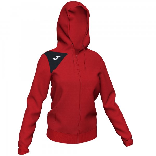 JOMA HOODED JACKET SPIKE II WOMAN RED-BLACK