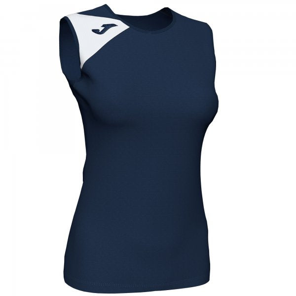 JOMA TSHIRT SPIKE DARK NAVY-WHITE SLEEVELESS