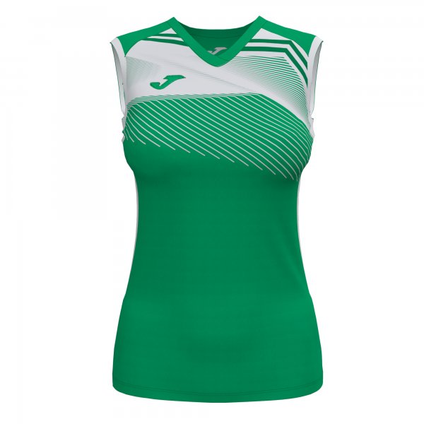 JOMA SUPERNOVA II T-SHIRT GREEN-WHITE SLEEVELESS