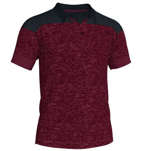 JOMA POLO SHIRT WINNER II COTTON BURGUNDY-BLACK  S/S