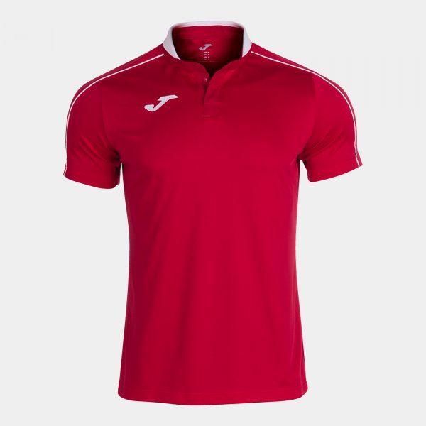 JOMA SCRUM SHORT SLEEVE POLO RED